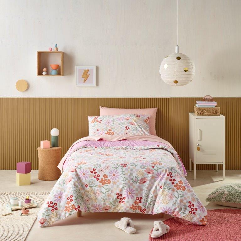 Kids Water Resistant Quilt Cover Set