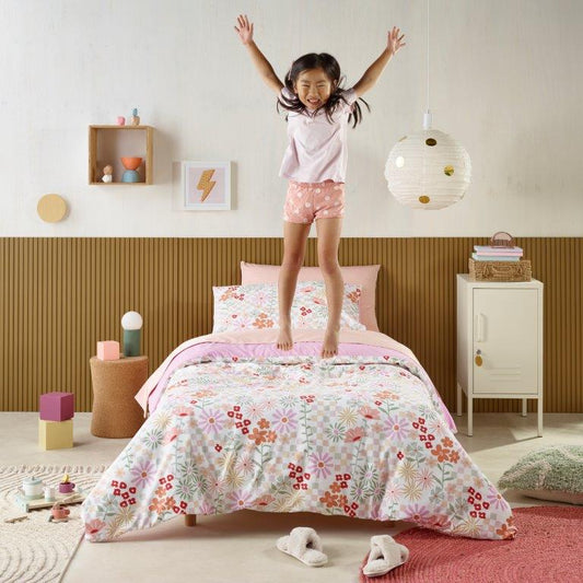 Kids Water Resistant Quilt Cover Set