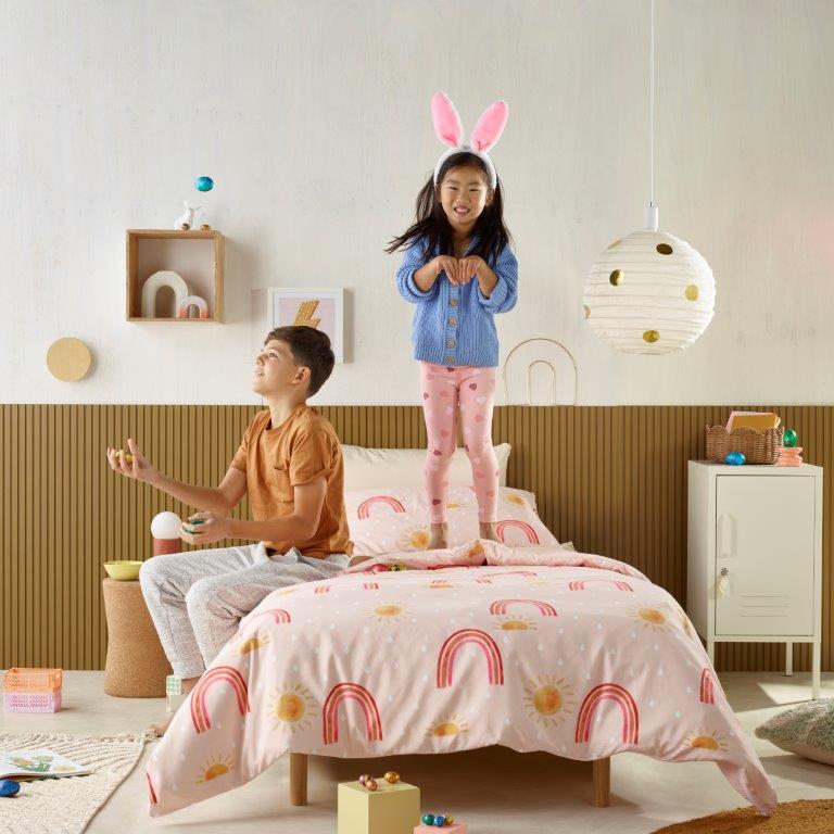 Kids Water Resistant Quilt Cover Set