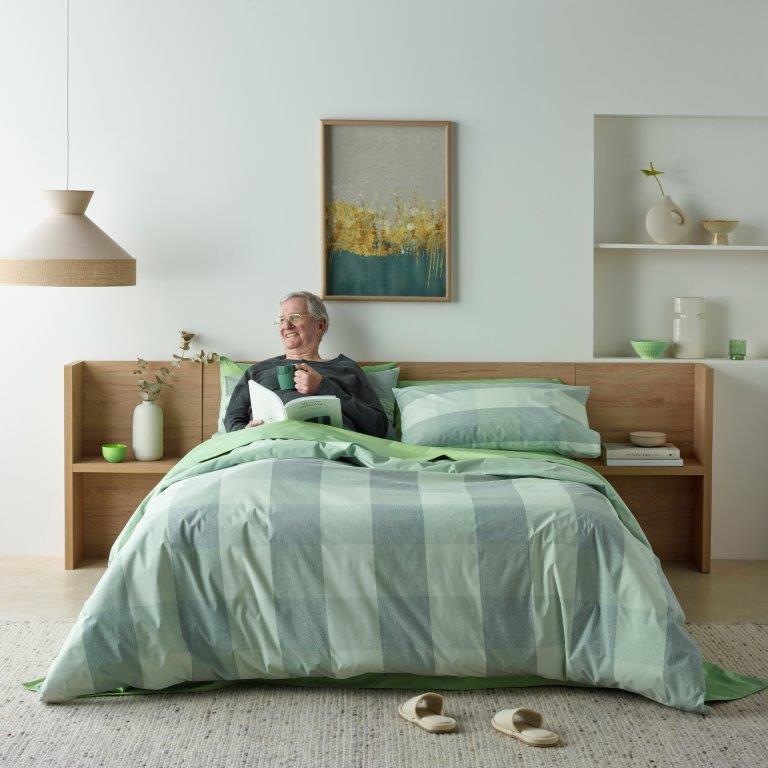 Sage Waterproof quilt cover