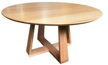 Load image into Gallery viewer, Delta Round Solid Timber Dining Table - Australian Made