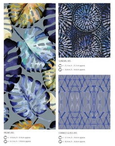Sara Berrenson Design Bedspreads - Premium Print on Materialised Harlequin