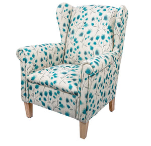 Shania Wing back chair in Alexandria Teal