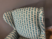Load image into Gallery viewer, Shania Wing back chair in Bridget Teal