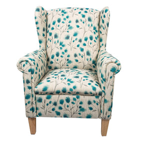 Shania Wing back chair in Alexandria Teal