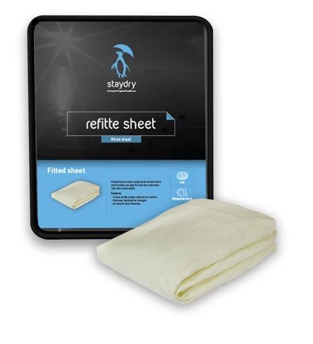 White Refitte Multi-stretch Fitted Sheet